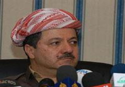 Mesut Barzani, İran'da