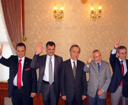 Üsküdar adaylarının dostluk yemeği...