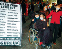 Güler Zere yeniden eylemde