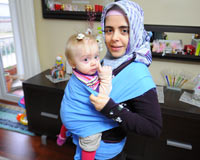 Anne ve bebek için bebek askısı