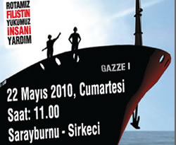 İsrail filosu Özgürlük filosuna karşı