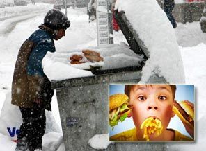 Afrikalılar mı aç, yoksa biz mi ... gibi yiyoruz?