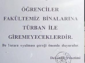 Ege Üniversitesi: 'Başı örtülüler giremez!'