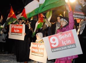 Kayseri'den İsrail protestosu