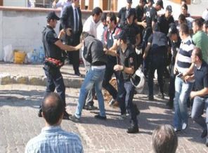 Canlı bomba için gelen gruba müdahale