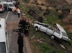 Gaziantep'te feci kaza