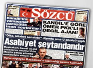 Hüseyin Çelik'ten 'Sözcü'ye manşet dersi Hüseyin Çelik'ten 'Sözcü'ye manşet dersi