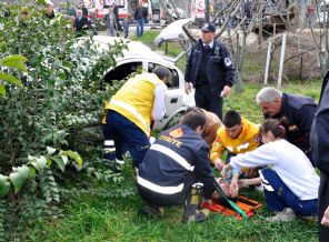 Amasya'da trafik kazası: 2 ağır yaralı