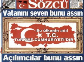 Sözcü bir poster verdi Diyarbakır'da yok sattı!