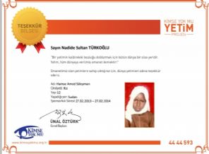 Nadide Sultan'ın Sudan'da kızı oldu