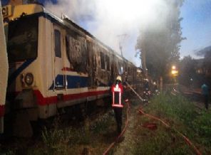 Haydarpaşa Garı'nda vagon yangını