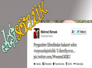 Bakan Şimşek'ten Ekşisözlük'e tepki