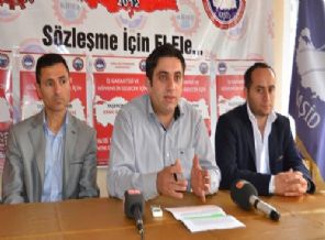 Taşeron işçilerden Bakan Çelik'e sınıfta kalmış öğrenci benzetmesi