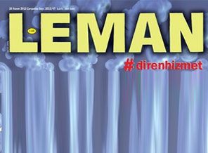 Fethullah Gülen Leman'ın kapağında