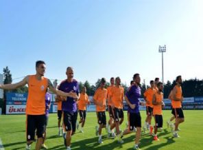 Galatasaray, ilk antrenmanını yaptı