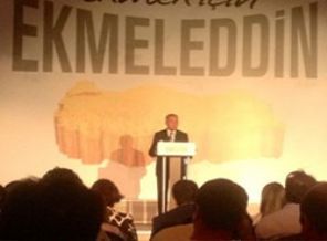 İhsanoğlu seçim startını verdi!