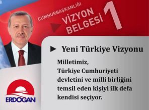 20 karede Erdoğan'ın vizyon belgesi