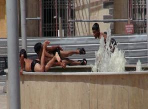 Kilis'te çocukların tehlikeli oyunu