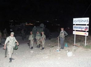 Şirvan'da izinsiz gösteriye müdahale