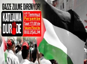 Gazze için yürüyoruz