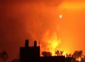 İsrail Filistin İçişleri Bakanlığı binasını bombaladı