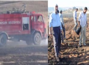 Yanan Toprağı itfaiye bile söndüremedi!