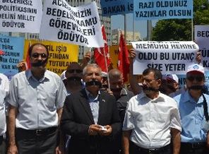 Dışişleri Bakanlığı önünde sessiz eylem