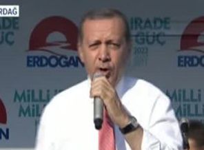 Erdoğan Tekirdağ'da konuştu