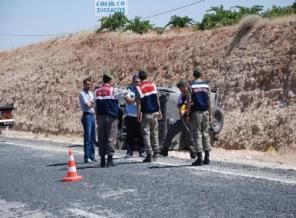 Mardin'de askeri araç devrildi: 9 yaralı