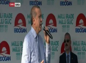 Erdoğan Bursa'da konuşuyor