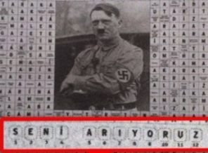 Akit'ten Hitler göndermeli bulmaca