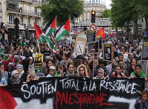 Paris'te İsrail'i protesto yasağı tepki alıyor