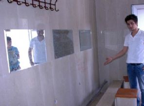 Sonunda bu da oldu! Caminin musluklarını...