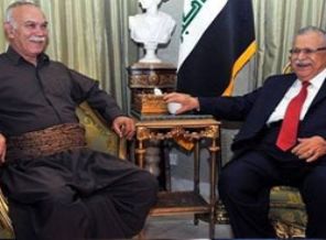 Barzani Talabani'yi ziyaret etti