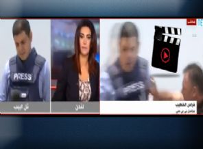 Canlı yayında muhabire saldırdı