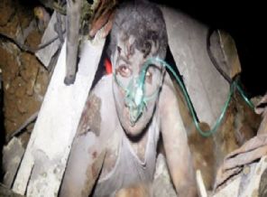 Gazze'den son kare: Enkazdan hayata selam!