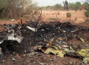 Uçak faciasının ilk görüntüleri