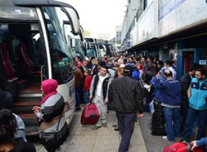 İstanbul Otogarı’nda bayram yoğunluğu