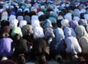 Moskova'da bayram namazına akın