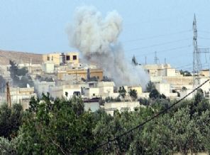 Suriye ordusu Türkmen köylerini savaş uçaklarıyla vurdu