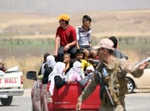 Yezidiler IŞİD'i protesto etti