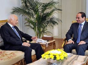 Sisi,  Arabi ile görüştü