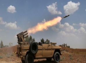 100 askeri araçla IŞİD'e büyük darbe!