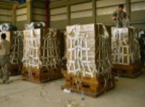 ABD havadan yardım malzemesi attı