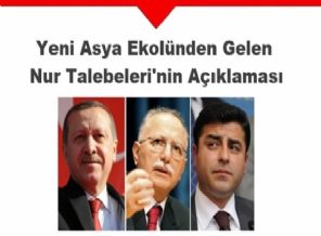 Genç Yeni Asya Nur Talebeleri rahatsız