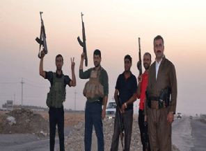 Gönüllü Peşmergeler cephede