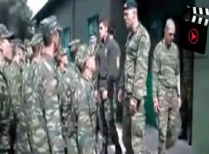 Yunan askerlerinden Türklerin kanını içeceğiz marşı