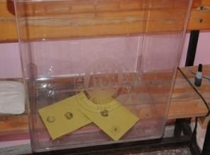 2 kişi için sandık kuruldu!