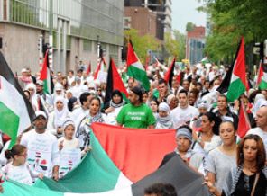 Brüksel'de ''Filistin için Beyaz Yürüyüş''