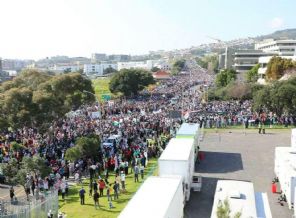 Güney Afrika'da yüz binler Gazze için yürüdü